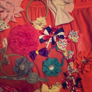 0-6m headbands and bows